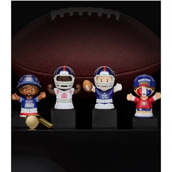 NY GIANTS NFL Fisher Price Little People NFL Edition NY GIANTS NWT - Picture 2 of 5